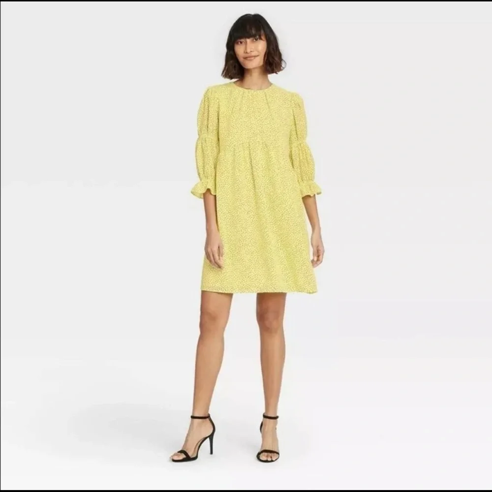 WHO WHAT WEAR Yellow Dress - Picture 2 of 9